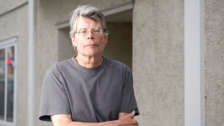 Author Stephen King in Bridgton, Maine.
